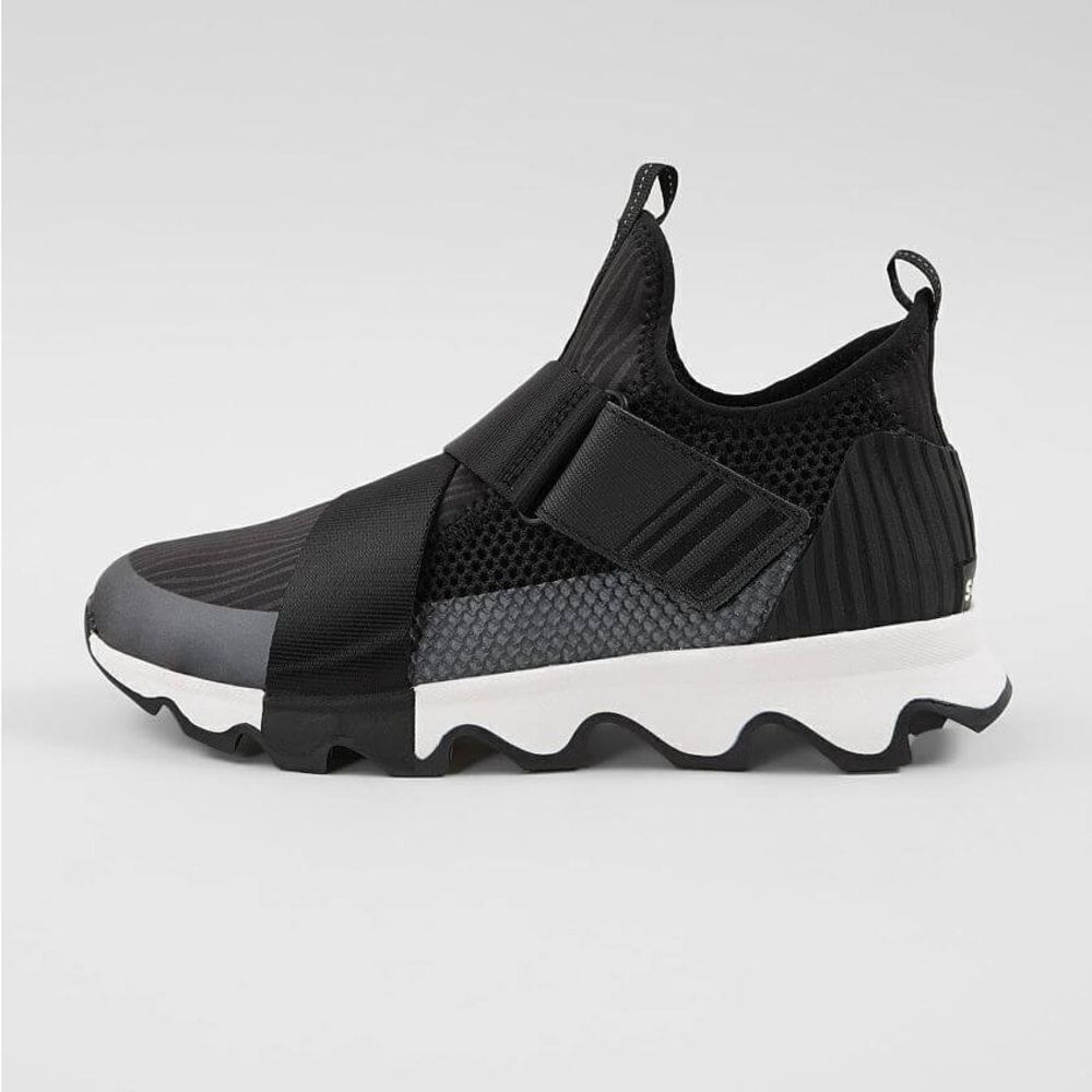 ✨Sorel Kinetic Black Mesh Front Strap High Top Athletic Sz 8.5 Sneakers✨ - Picture 8 of 10